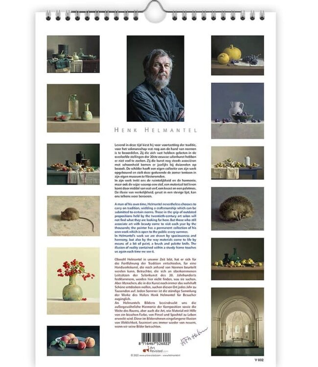 Henk Helmantel Perpetual Birthday Calendar