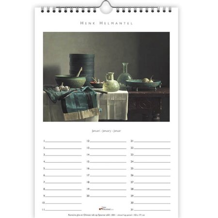 Henk Helmantel Perpetual Birthday Calendar