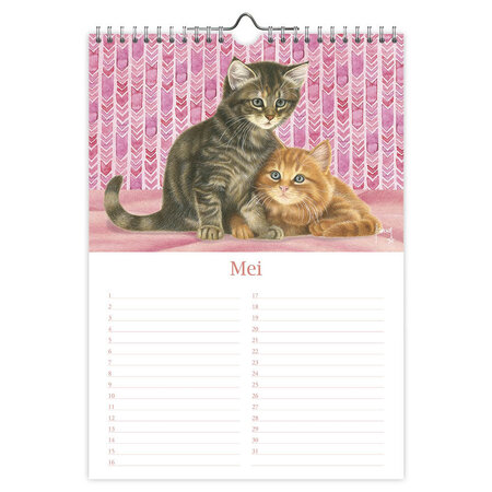 Franciens Katten Perpetual Birthday Calendar