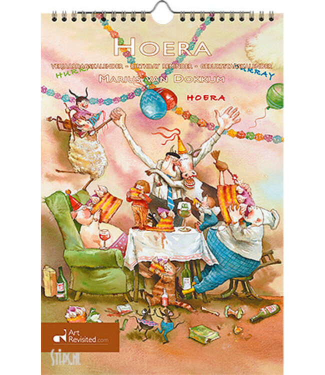 Opa Jan Marius van Dokkum  Perpetual Birthday Calendar