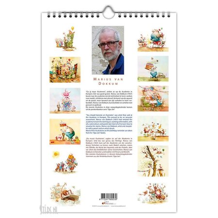 Opa Jan Marius van Dokkum  Perpetual Birthday Calendar