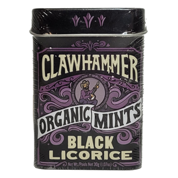Clawhammer Black Licorice Mints