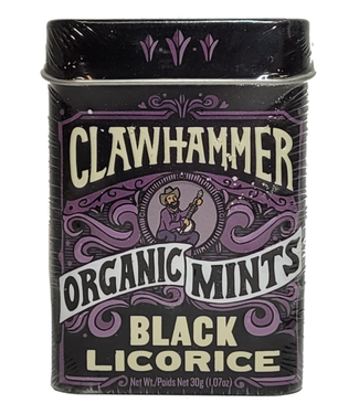 Clawhammer Black Licorice Mints