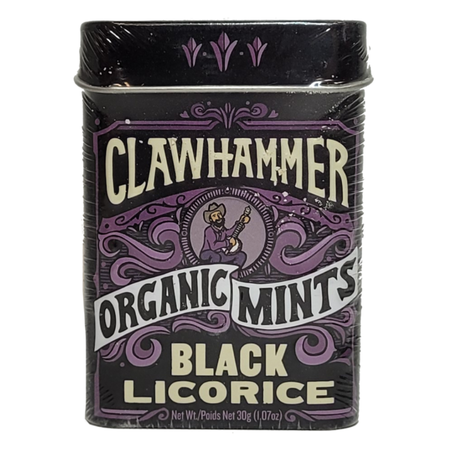 Clawhammer Black Licorice Mints