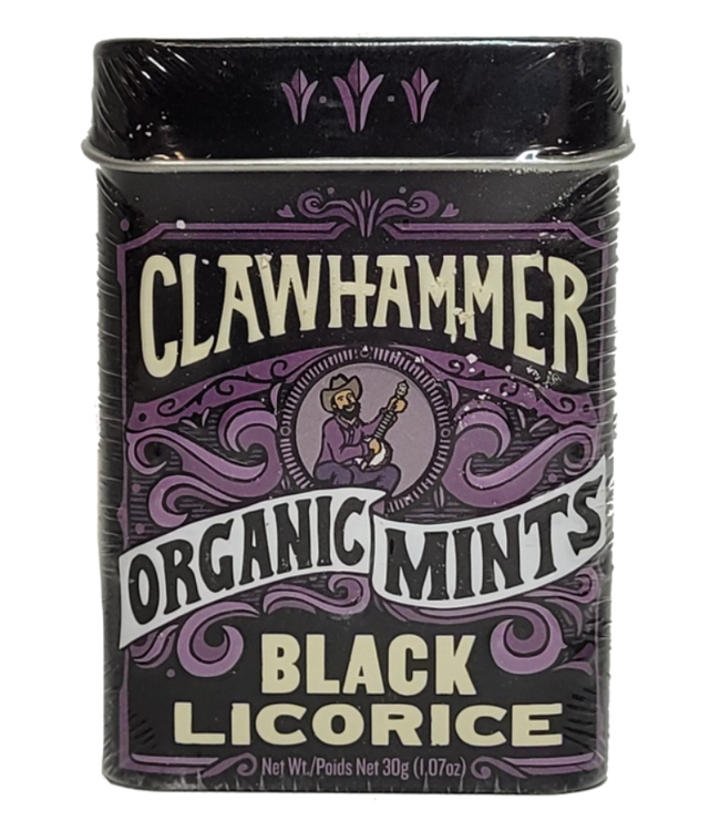 Clawhammer Black Licorice Mints