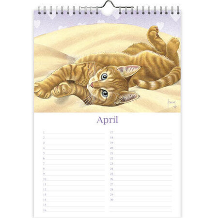 Franciens Katten Perpetual Birthday Calendar