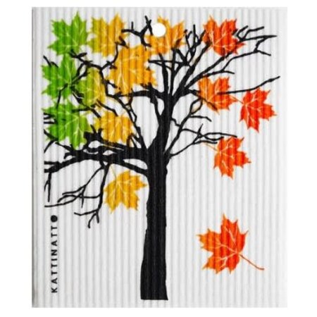 Maple Tree Swedish Dishcloth