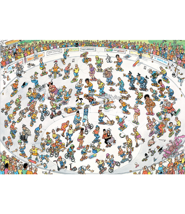 Riding the Skate Bowl Puzzle 2000pc