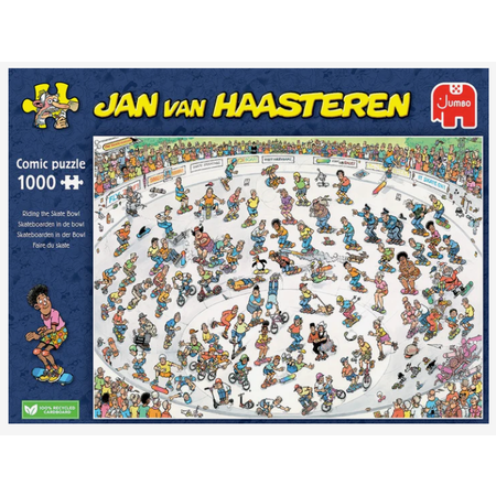 Riding the Skate  Bowl Puzzle 1000pc