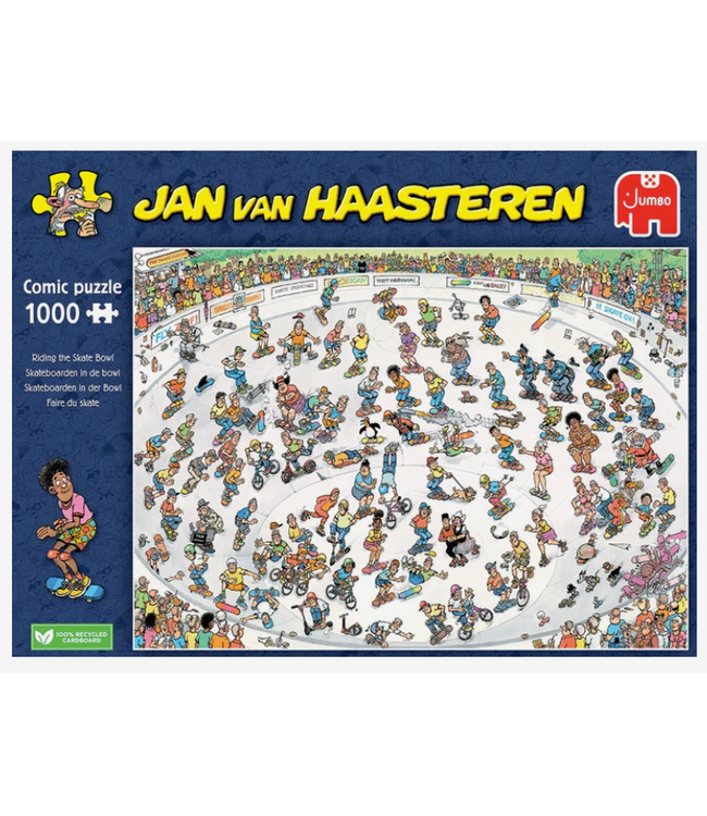 Riding the Skate  Bowl Puzzle 1000pc
