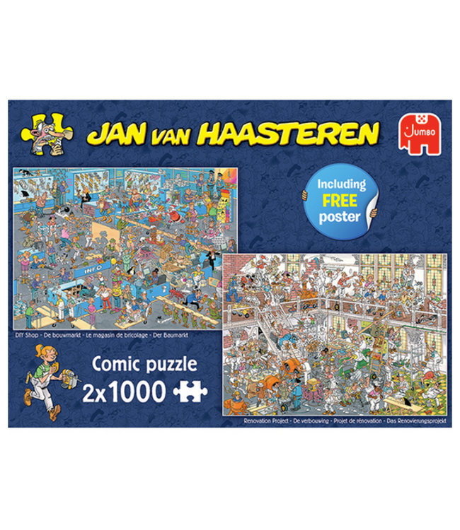 DIY Shop & Renovation Project Puzzle (2x1000pc) Puzzle