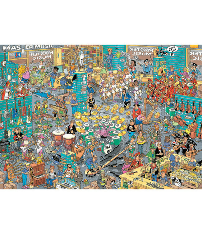 Music Shop & Holiday Jitters (2 x 1000pc) Puzzle