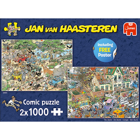 Safari and the Storm  (2 x 1000 pc) Puzzles