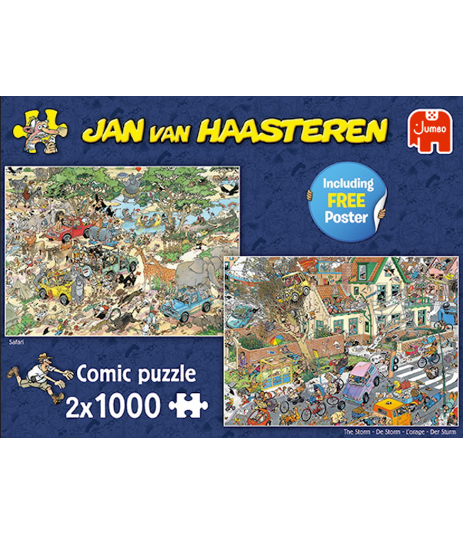 Safari and the Storm  (2 x 1000 pc) Puzzles