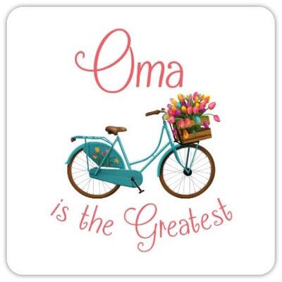 Oma is the Greatest Sticker 2"x2"
