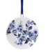 Mini Plate with Flowers Christmas Ornament 5.5cm