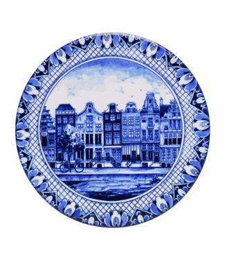 Heinen Delft Blue Canal Houses Trivet 18cm