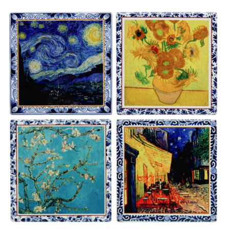 Heinen Van Gogh Coasters (4pc)