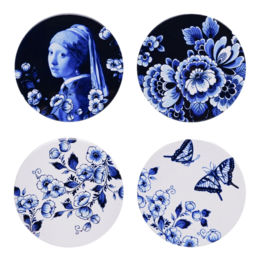 Heinen Delft Blue Day & Night Coasters (4pc)