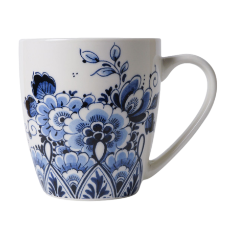 Heinen Delft Blue Flowers Coffee Mug 8.5cm