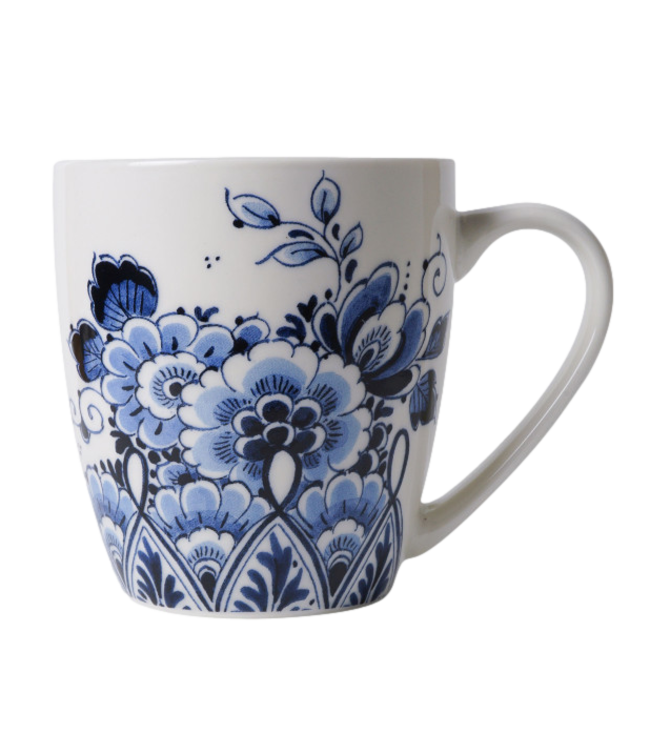 Heinen Delft Blue Flowers Coffee Mug 8.5cm