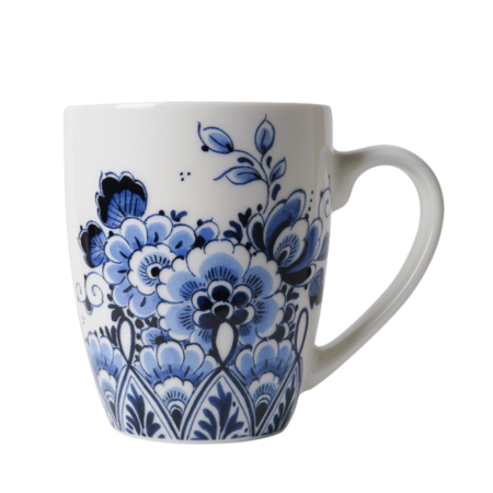 Henein Delft Blue Flowers Tea Mug 10.5cm