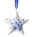 Star - Delft Blue Christmas Ornament 9cm