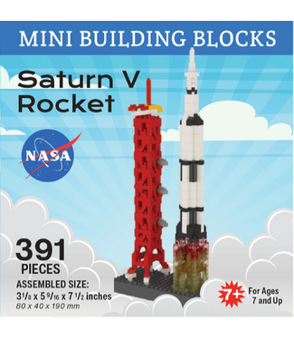 Saturn V Rocket - Mini Building Blocks