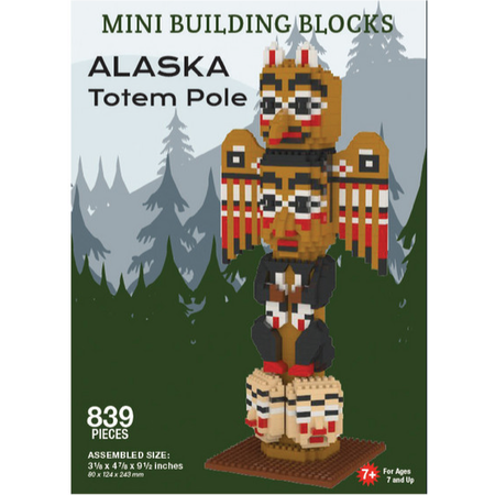Alaska Totem Pole  - Mini Building Blocks