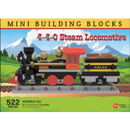 4-4-0 Locomotive  - Mini Building Blocks