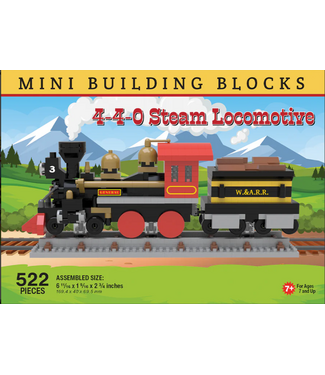 4-4-0 Locomotive  - Mini Building Blocks