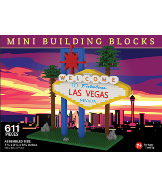 SP:Welcome to Las Vegas Sign  - Mini Building Blocks