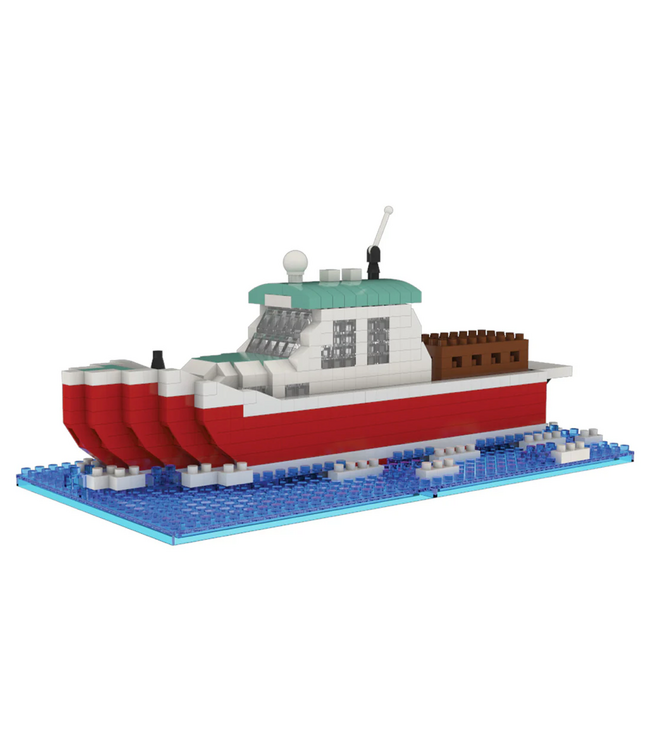 Lobster Boat  - Mini Building Blocks