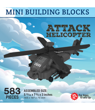 Attack Helicopter - Mini Building Blocks