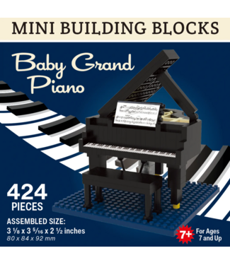 Baby Grand Piano- Mini Building Blocks