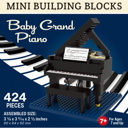 Baby Grand Piano- Mini Building Blocks