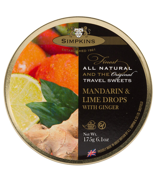 Simpkins Mandarin Lime Drops with Ginger