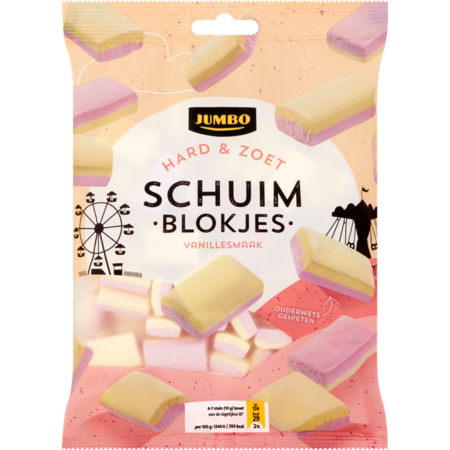 Jumbo Schuim Blokjes 120g