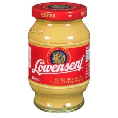 Lowensenf Extra Hot Mustard 250ml
