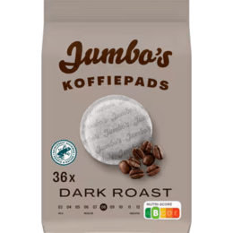 Jumbo Dark Roast Coffee Pods 36 Count