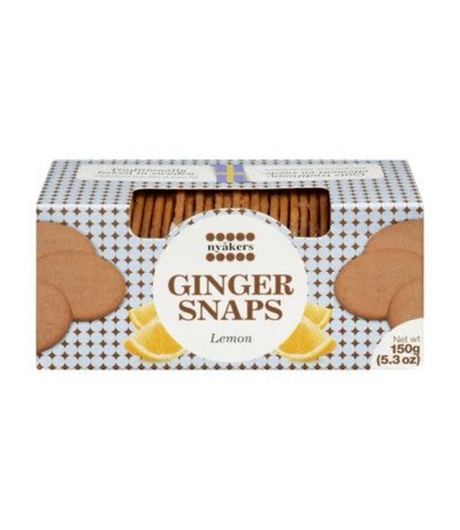 Nyakers Ginger Snaps Lemon
