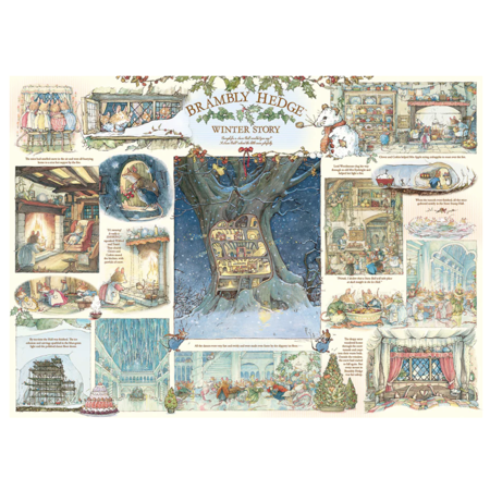 Brambly Hedge Winter Story Puzzle 1000pc