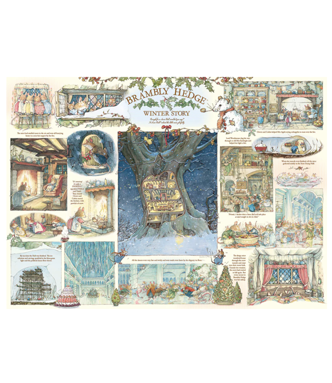 Brambly Hedge Winter Story Puzzle 1000pc