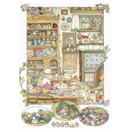 Brambly Hedge Picnic Preparations Puzzle 500pc