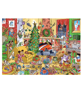 Catching Santa Family Puzzle 350pc