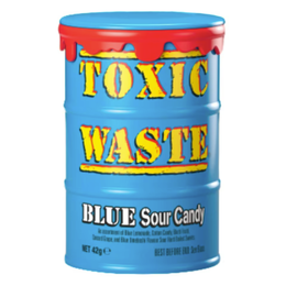Toxic Waste Blue Sour Candy Drum