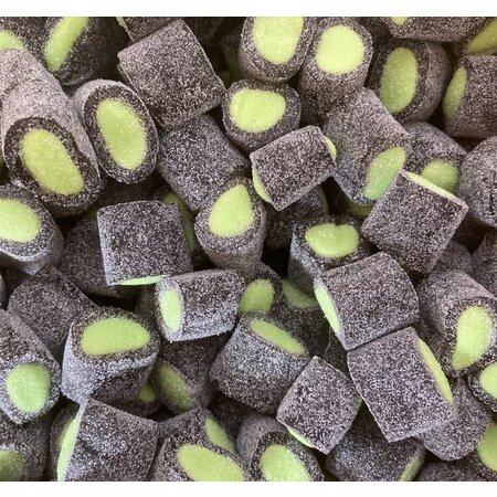 Pear Filled Salmiak Licorice Sticks 1 KG
