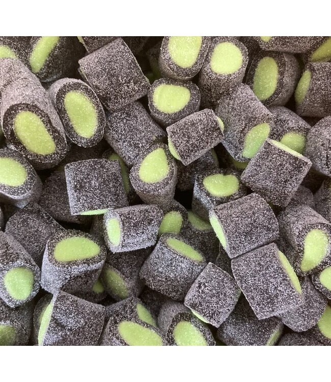 Pear Filled Salmiak Licorice Sticks 1 KG