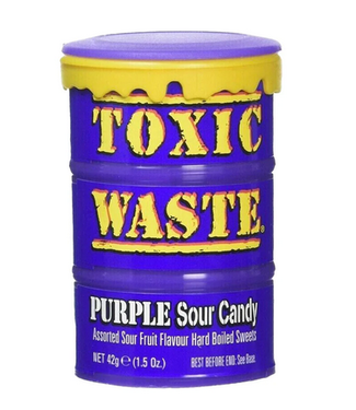 Toxic Waste Purple  Sour Candy Drum