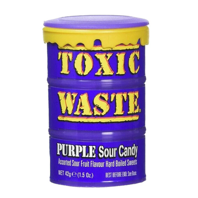 Toxic Waste Purple  Sour Candy Drum